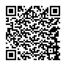 QR-code voor telefoonnummer +12549985934