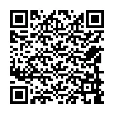 Codice QR per il numero di telefono +12549989317