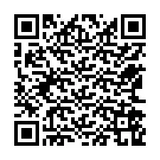 QR код за телефонен номер +12562569886