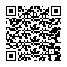 Código QR para número de teléfono +12563084526