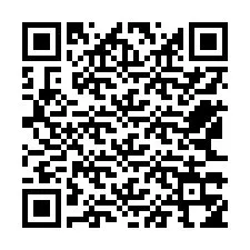 Kod QR dla numeru telefonu +12563354437