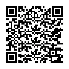 Código QR para número de teléfono +12563383839