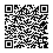 Código QR para número de teléfono +12563389896