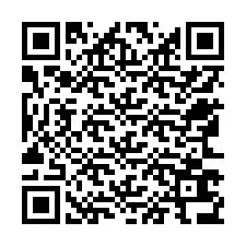 QR Code สำหรับหมายเลขโทรศัพท์ +12563636348