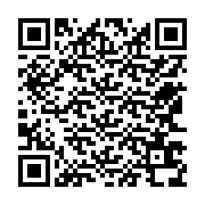 QR-Code für Telefonnummer +12563638576