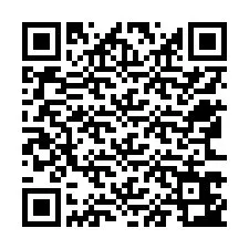 QR Code สำหรับหมายเลขโทรศัพท์ +12563643448