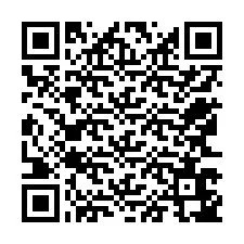 QR-code voor telefoonnummer +12563647579