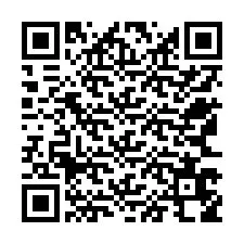 Kode QR untuk nomor Telepon +12563658534