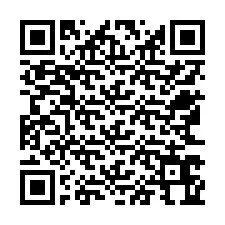 Código QR para número de teléfono +12563664498