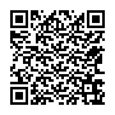 Código QR para número de teléfono +12563667546