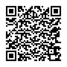 Código QR para número de teléfono +12563670918