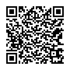 QR Code สำหรับหมายเลขโทรศัพท์ +12563671025