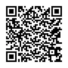 QR-koodi puhelinnumerolle +12563674459