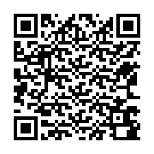 QR код за телефонен номер +12563680102