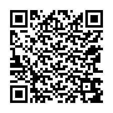 Código QR para número de telefone +12563687458