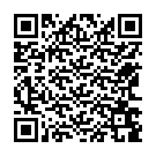 QR-koodi puhelinnumerolle +12563689756