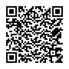 QR код за телефонен номер +12563754867