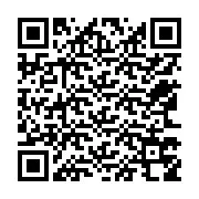 QR-code voor telefoonnummer +12563758449