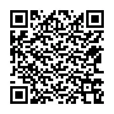 QR-code voor telefoonnummer +12563768442