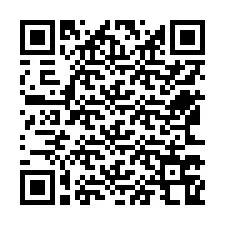 Código QR para número de teléfono +12563768446