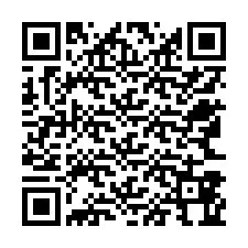 Código QR para número de teléfono +12563864028