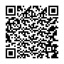 Código QR para número de teléfono +12563986574