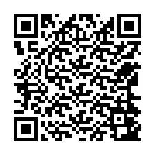 QR-Code für Telefonnummer +12564043446