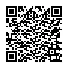 Código QR para número de teléfono +12564363089