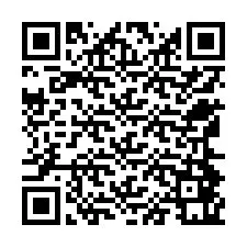 QR-code voor telefoonnummer +12564861254