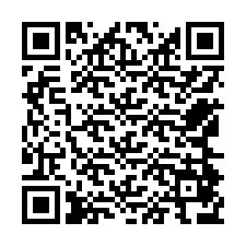 Kode QR untuk nomor Telepon +12564876437