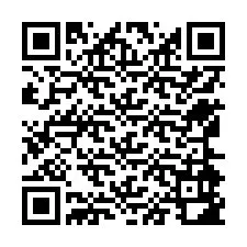 Codice QR per il numero di telefono +12564982842