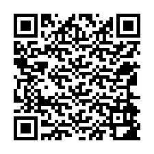 QR-Code für Telefonnummer +12564982844