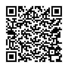 QR код за телефонен номер +12565538458
