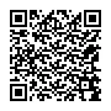Codice QR per il numero di telefono +12565684445