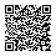 QR код за телефонен номер +12565774348