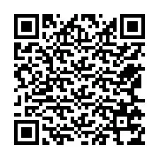 Código QR para número de teléfono +12565774526