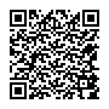 Código QR para número de teléfono +12565804462