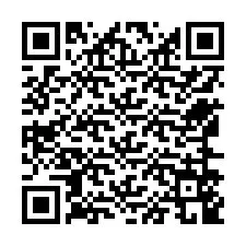 Código QR para número de teléfono +12566549486