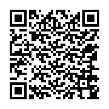 QR Code สำหรับหมายเลขโทรศัพท์ +12566744888