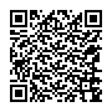 QR-code voor telefoonnummer +12566744890