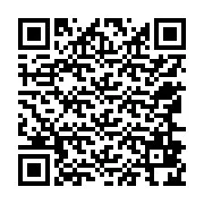 Código QR para número de teléfono +12566824568