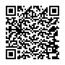 Código QR para número de telefone +12566836384