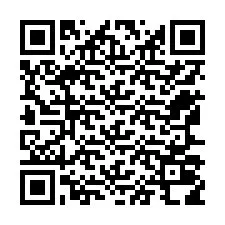 QR kód a telefonszámhoz +12567018345