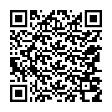 Codice QR per il numero di telefono +12567018574