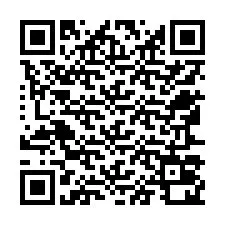 QR-code voor telefoonnummer +12567020458