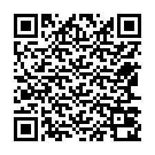 Código QR para número de telefone +12567020466