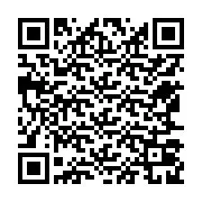 Código QR para número de teléfono +12567029092