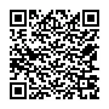 QR код за телефонен номер +12567029093