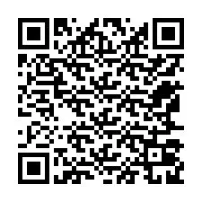 Kode QR untuk nomor Telepon +12567029095