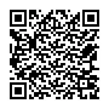 QR-code voor telefoonnummer +12567029307